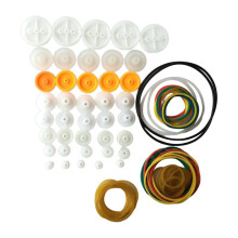 84PZ Cinghia di Trasmissione Puleggia Combinazione di Elastici Set Cinghia Tonda di Trasmissione del Motore Estensibile