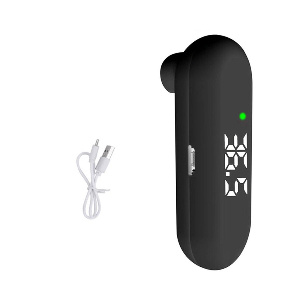 Forehead Thermometer Usb Termometer Digital Baby Monitor Body Temperature Children's Infrared Fever Meter- Black