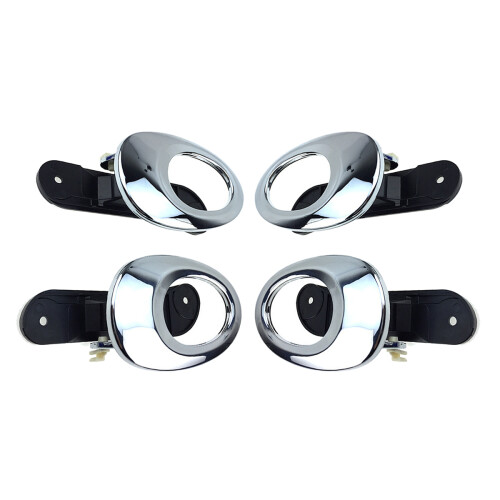 4Pcs Car Door Handle Inner Door Handle Electroplating Door Handle for  330