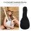 1Pièces Housse Mandoline Noire En Coton Et Design Chic 8
