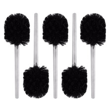 10Pièces Nettoyage Manche Long Acier Noir