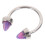 4Pièces Décor Piercing Nez Et En Titane Couleur Argent 3