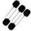 10Pièces Nettoyage Manche Long Acier Noir 9