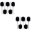 10Pièces Nettoyage Manche Long Acier Noir 6