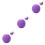 3Pièces Argile Souple Violet Coiffage Simple Dommage Pour 5