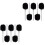 10Pièces Nettoyage Manche Long Acier Noir 3