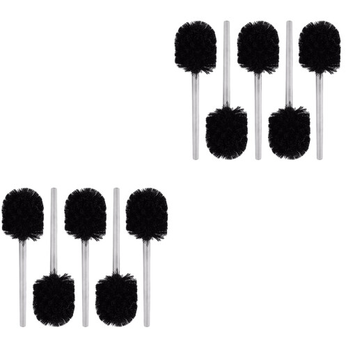 10Pièces Nettoyage Manche Long Acier Noir 2