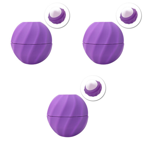 3Pièces Argile Souple Violet Coiffage Simple Dommage Pour 2