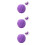 3Pièces Argile Souple Violet Coiffage Simple Dommage Pour 8