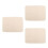 3Pièces Mat Coton Bébé Lavable Beige Sous-Protecteur Lit Réutilisable 6