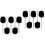 10Pièces Nettoyage Manche Long Acier Noir 4