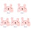 5Pièces Masque USB Rose Relaxation Circulation Yeux 2