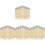 160Pièces Crayons Bois Courts Beige Pour Et 4