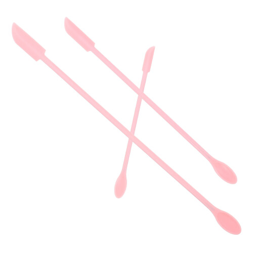 9Pièces Outil Silicone Multiusage Pour Crème Et Pâte Couleur Rose