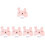 5Pièces Masque USB Rose Relaxation Circulation Yeux 5
