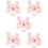 5Pièces Masque USB Rose Relaxation Circulation Yeux 8