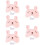 5Pièces Masque USB Rose Relaxation Circulation Yeux 11