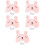 5Pièces Masque USB Rose Relaxation Circulation Yeux 7
