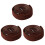 3Pièces Bande Élastique Piano Accessoires Pour Fixer Partitions Marron 2
