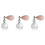 3Pièces Spray Corps Poudre Scintillante Blanche Usage Facile 4