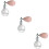 3Pièces Spray Corps Poudre Scintillante Blanche Usage Facile 9
