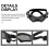 Lunettes Mode Pour Protection Uv En Silicone Pièce Noir 6