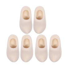 15Paires Chaussures Miniatures En Bois Beige Pour De DIY