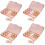 4Ensembles Boîtes De Rangement Lentilles Marron Durable Portable 6