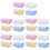 20Pièces Serviettes Carrées Bébé Coton Multicouches Assorties Douces 8