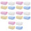20Pièces Serviettes Carrées Bébé Coton Multicouches Assorties Douces 9