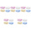 20Pièces Serviettes Carrées Bébé Coton Multicouches Assorties Douces 5