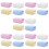 20Pièces Serviettes Carrées Bébé Coton Multicouches Assorties Douces 10