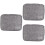 3Pcs Light Grey Digital Bag for Tools Durable Easy-Clean Storage Pouch 5