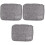 3Pcs Light Grey Digital Bag for Tools Durable Easy-Clean Storage Pouch 3