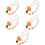 5St Lichtgewicht Resin Evil Eye Hangers Auto Decor 8