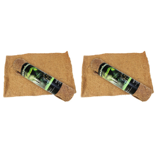 2Pcs Coconut Fiber Reptile Mat Strong Permeability Assorted Color 1