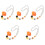 5St Lichtgewicht Resin Evil Eye Hangers Auto Decor 5