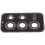 5Pcs Shiny Black Camera Lens Protector Tempered Glass Protective Cover 2