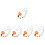 5St Lichtgewicht Resin Evil Eye Hangers Auto Decor 7