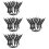 12Pcs Wear-Resistant Hard Hat Chin Strap Adjustable Liner Black 6