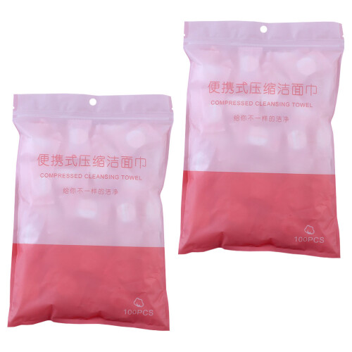 4Pcs Compact Compressed Disposable Towels Soft Water Absorbent Travel