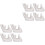 8Pièces Base Ocarina Céramique Main Pratique Portable 3