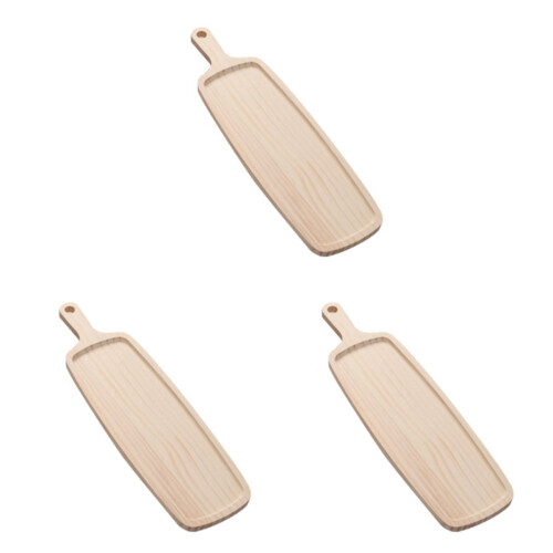 3Pcs Lightweight Pine Chopping Boards Easy Clean for Kitchen Use 1