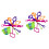 22Pcs Assorted Color Bubble Tools Safe Durable Plastic Blow Bubble Set 4