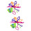 22Pcs Assorted Color Bubble Tools Safe Durable Plastic Blow Bubble Set 6