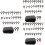 246Pièces Kit Auto D'extracteurs De Broches Multi-Tailles Robuste Noir 7