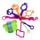 22Pcs Assorted Color Bubble Tools Safe Durable Plastic Blow Bubble Set 7