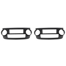 2X Auto-Blenden-A/C-Klimaanlage für CRV CR-V 2007-2012, Armaturenbrett-Kit, Einbau der Armaturenbrett-Konsolenblende, Adapterplatte MT