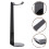 5St Multifunctionele Zwarte Headphone Stand Voor En Desktop 9
