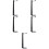 5St Multifunctionele Zwarte Headphone Stand Voor En Desktop 5